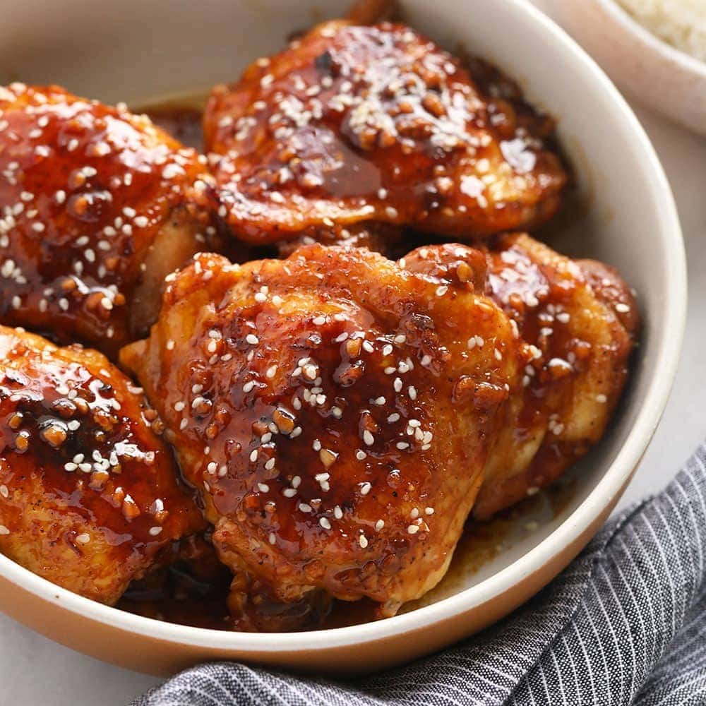 Foolproof Instant Pot Honey Garlic Chicken Thighs with Sticky Glaze